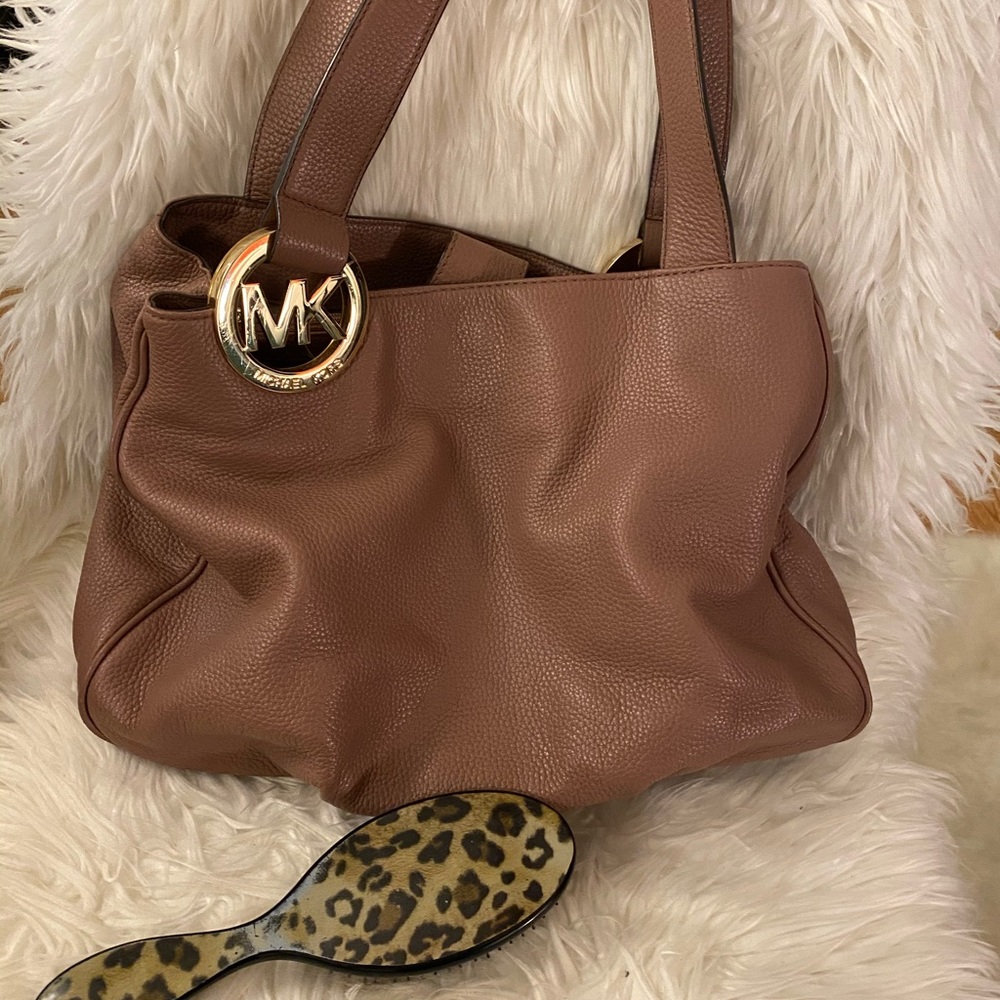 Michael Kors Dusty Rose Leather Tote Bag - Picture 6 of 8